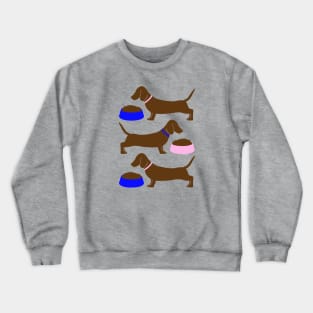 Adorable dachshunds Crewneck Sweatshirt